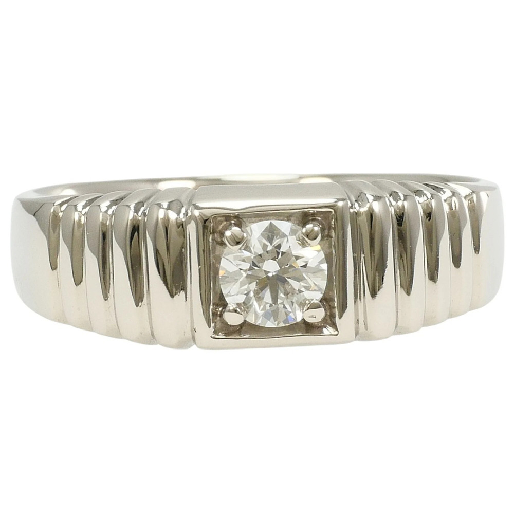 VINTAGE Silver Diamond Ring
